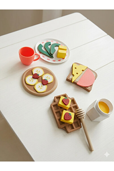 Dumledo مجموعة مونتيسوري للإفطار مكونة من 24 قطعة |   مجموعة الألعاب التعليمي...