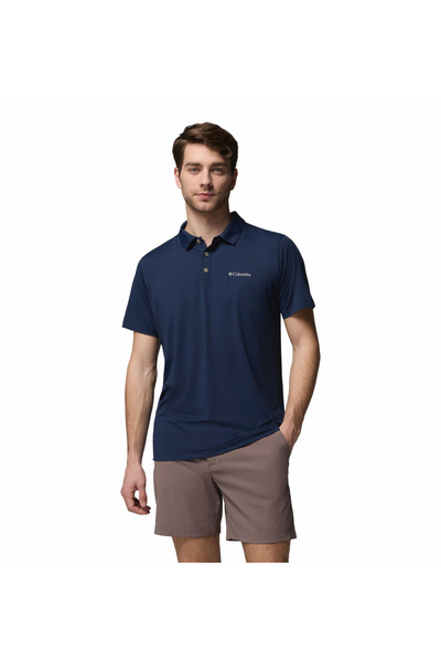 Columbia Tech Trail Utility Erkek Kısa Kollu Polo T-Shirt