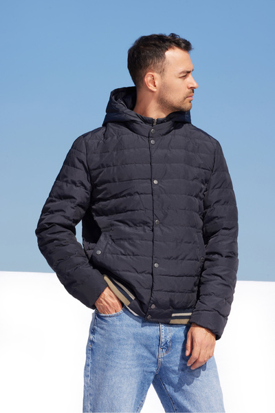 Madzerini Men's jacket BROWN, dark navy