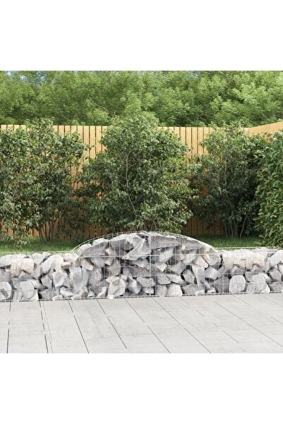 Concept Coșuri gabion arcuite, 5 buc., 300x50x40/60 cm, fier galvanizat
