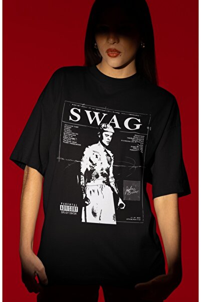 SEVBANO Design Justin Bieber Swag Singer Printed Unisex Oversized T-Shirt