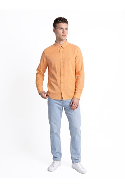 Loft Ανδρικό πουκάμισο U.Sleeve με κανονική εφαρμογή