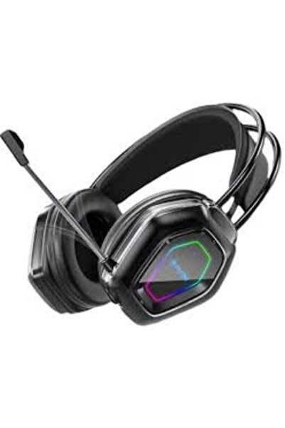 Bavin BH62 RGB Wired Gaming Over-Ear Headphones w/ 360° Adjustable HD Microph...