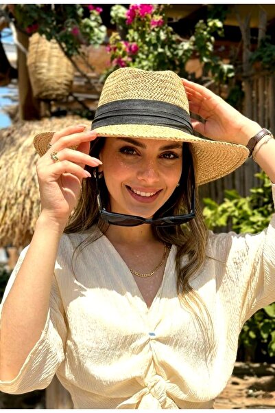 LAGRANZE قبعة جوندول سولمار باناما القشية