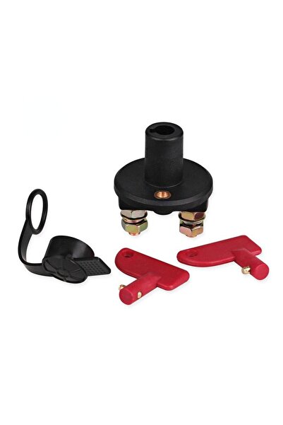 NO BRAND Întrerupător principal baterie auto 12V–24V 200A cu 2 chei – Dispozi...