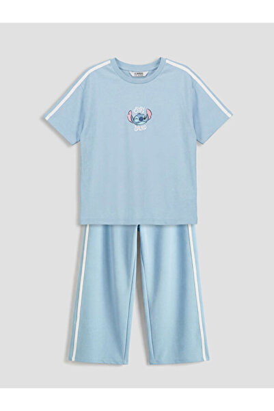 LC Waikiki تي شيرت وبنطلون رياضي للفتيات من ستايل شايبيرز ستيتش مطبوع من UZG ...