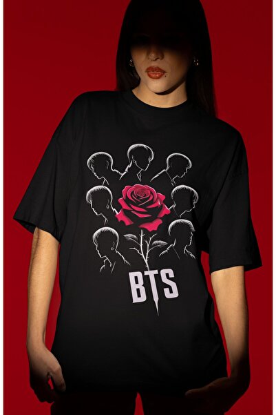 SEVBANO Design Bts Music Group Printed Unisex Oversized T-Shirt