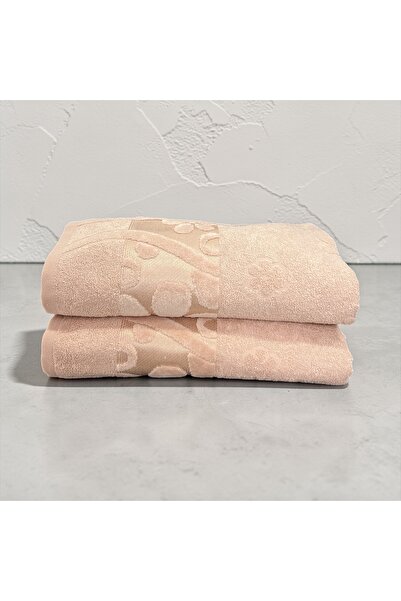 Truva Home Set of 2 Velvet Towels – 100% Cotton, 420 g/m2, 2x70x140 cm