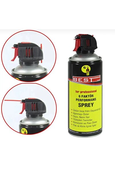 6 Faktör Yağlayıcı Pas Nem Önleyici Spreyi 400 Ml