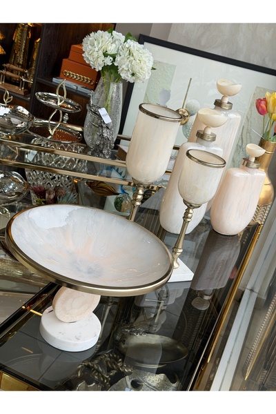 YASAR CONCEPT Perlorea Living Room Set 6 Pieces