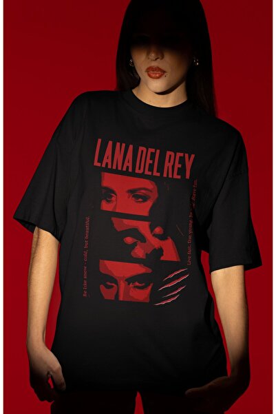 SEVBANO Design Lana Del Rey Singer Printed Unisex Oversized t Shirt