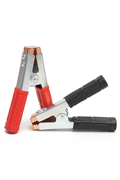 NO BRAND Set de 2 cleme crocodil izolate 600A – Cleme pentru măsurători elect...