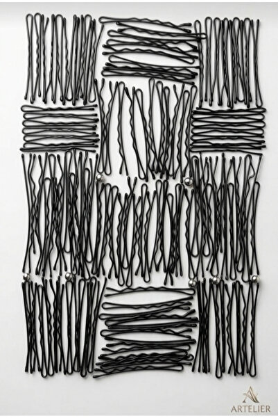 Chantelle 100-piece black wire clips for women