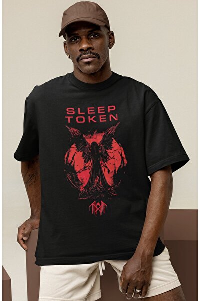 SEVBANO Dizajn Sleep Token Rock Metal Muzički Bend Tiskana Unisex Oversize Ma...