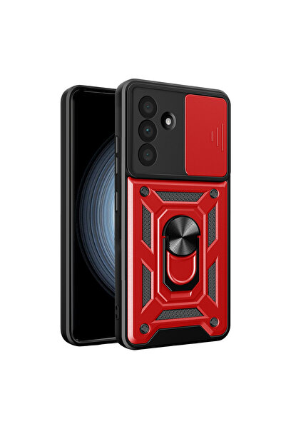 cepmoda حافظة سامسونج جالاكسي "A57 (5G)" ذات الطبقة المزدوجة - حلقة، حامل، غط...