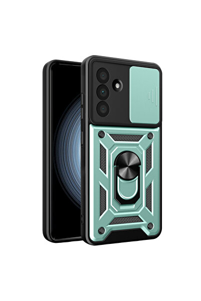 cepmoda حافظة سامسونج جالاكسي "A37 (5G)" ذات الطبقة المزدوجة - حلقة، حامل، غط...