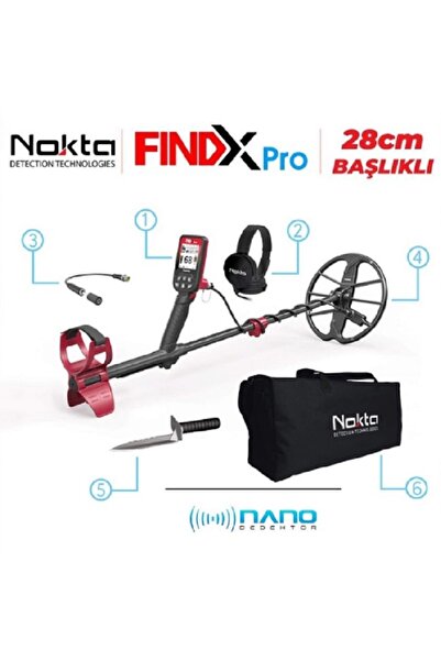 Empressco FINDX PRO Metal Dedektörü, Su Geçirmez, Profesyonel Arama Cihazı