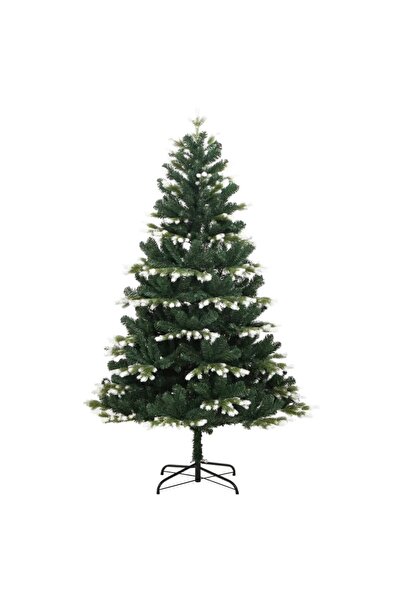 Concept Brad de Crăciun artificial cu balamale și zăpadă pufoasă 240 cm