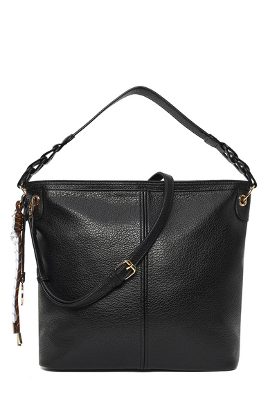 Derimod Women's Black Long Strap Shoulder Bag 26Pbd2159Ft