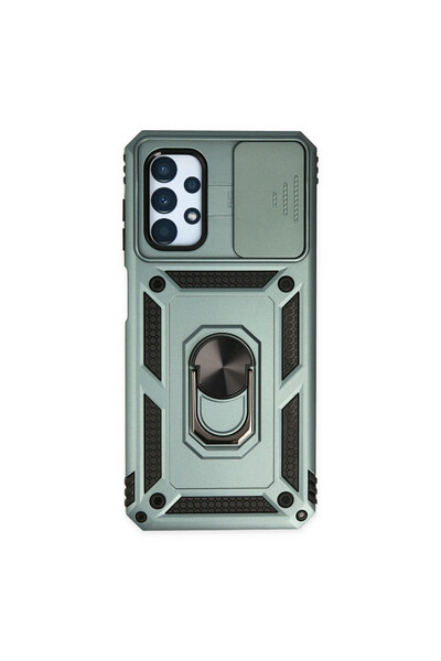 cepmoda حافظة سامسونج جالاكسي "A33 (5G)" ذات الطبقة المزدوجة - حلقة، حامل، غط...