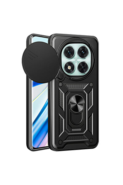 cepmoda حافظة REDMI "NOTE 14 PRO (5G)" ذات الطبقة المزدوجة - مع حلقة، وحامل، ...