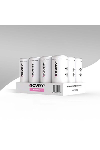 RCVRY Pachet de 12 vitamine și electroliți pentru hidratare | Zmeură | 12 bucăți x 250 ml