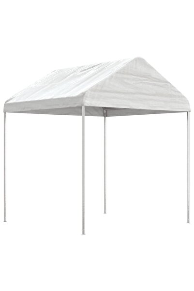 Concept Foișor cu acoperiș, alb, 6,69x2,28x2,69 m, polietilenă