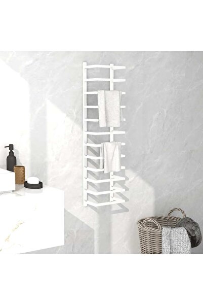 Concept Suport de prosoape, alb, 24x12x96 cm, oțel