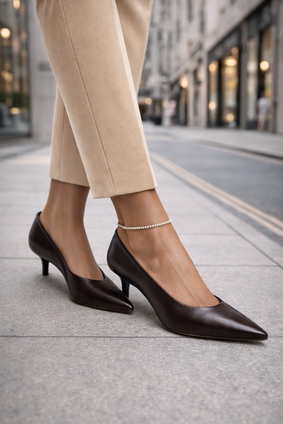 Giydim Gidiyor Mireya Stiletto Kahverengi