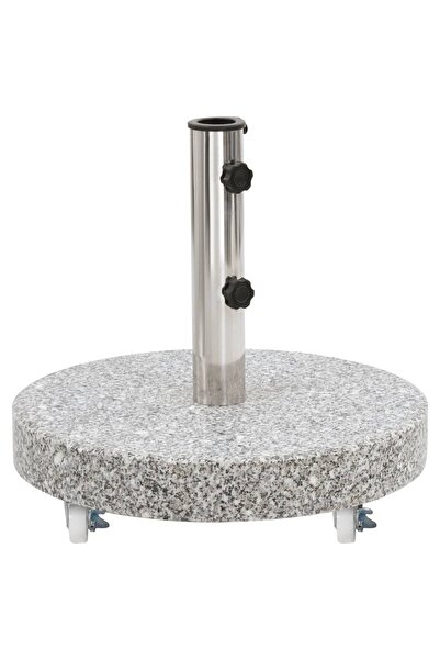 Concept Parasol stand, grey, 30 kg, granite, round