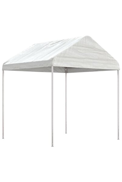 Concept Foișor cu acoperiș, alb, 15,61x2,28x2,69 m, polietilenă