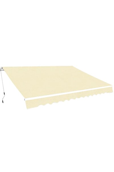 Concept Copertină pliabilă cu acționare manuală, 400 cm, crem