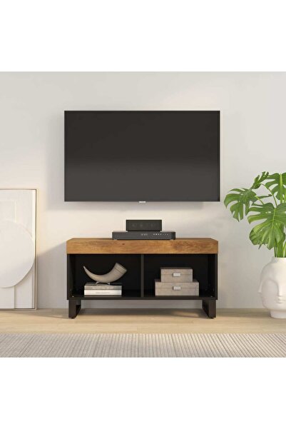 Concept Comodă TV, 85x33x43,5 cm, lemn masiv de mango