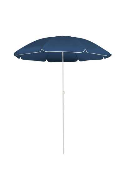 Concept Umbrelă de soare de exterior, stâlp din oțel, albastru, 180 cm