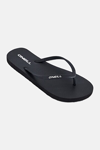 O'Neill Women Profile Small Brand Logo Slip On Slippers, Black