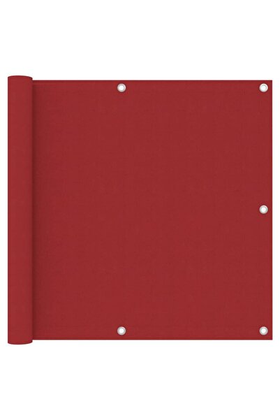 Concept Paravan de balcon, roșu, 90 x 600 cm, țesătură oxford