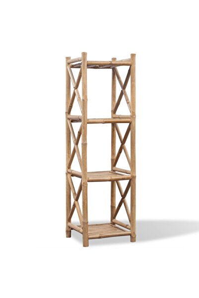 Concept Raft pătrat cu 4 niveluri din bambus