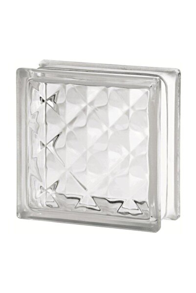 Empressco Şeffaf Piramit Model Cam Tuğla Seti, 10 Adet, Dekoratif ve Modern T...