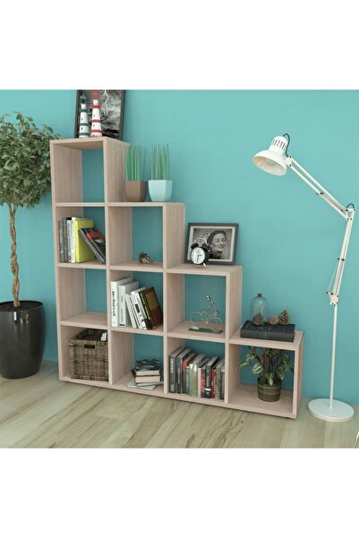 Concept Βιβλιοθήκη / Ράφι με Σκαλοπάτια 142 εκ. Δρυς