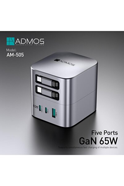 Zen Store ADMOS GaN 65W 5-in-1 Fast Charging Station