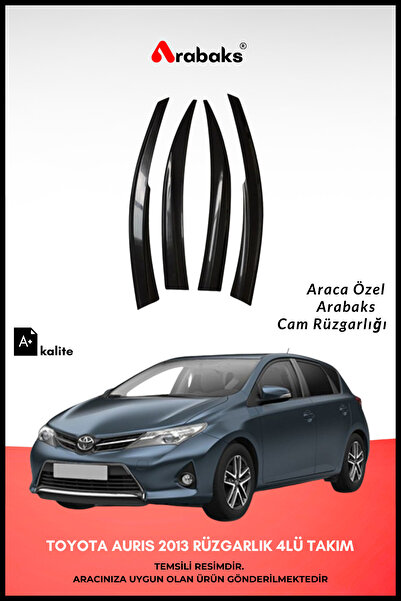 Arabaks Toyota Auris 2013 Cam Rüzgarlığı 4'lü Takım (MUGEN TİP, DAYANIKLI MAL...