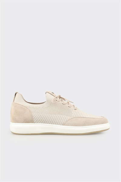 Elle Shoes Bej Deri Erkek Günlük Ayakkabı
