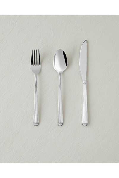 English Home Stripes Paslanmaz Çelik Çatal Kaşık Bıçak Tk. 18 Parça 6 Kişilik...
