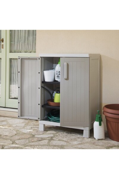 Empressco Küçük Çok Amaçlı Dolap, Bahçe ve Banyo İçin, 65x37x93 cm