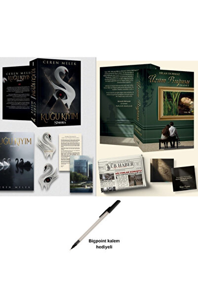 İndigo Kitap Kuğu Kıyım simora ciltsiz / Üzüm Buğusu ciltsiz 2 kitap