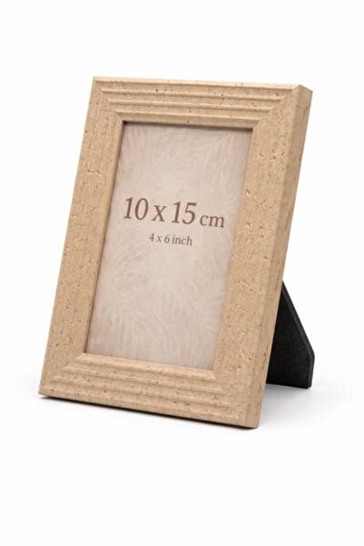 OEM Elegant photo frame with Striped, caramel beige, for desk and wall, Caram...