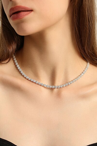 Argentum Concept 925 Ayar Gümüş Tamtur Su Yolu Gerdanlık - 23184901