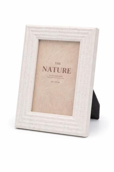 OEM Elegant photo frame White, for photos 10 x 15 cm