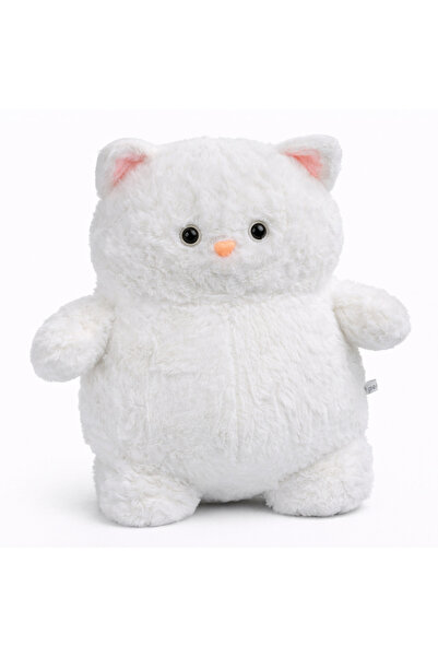 Intrio Sevimli Pofuduk Peluş Kedi 30 cm – Yumuşacık Uyku Arkadaşı Oyuncak