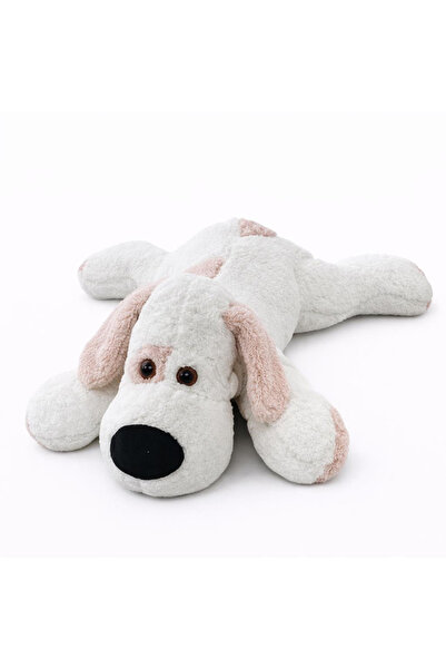 Intrio Büyük Boy Yatan Peluş Köpek 75 cm – Dev Uyku Arkadaşı Oyuncak